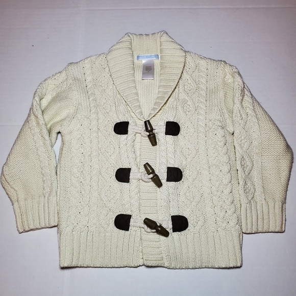 Janie And Jack Cable Knit Sweater Sz 2T - Picture 1 of 7